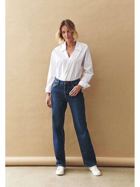 TATUUM Dżinsy "Tilly" - Regular fit - w kolorze niebieskim rozmiar: 44. Niebieskie jeansy Tatuum, z aplikacjami, z podwyższonym stanem. Za 194.95 zł.