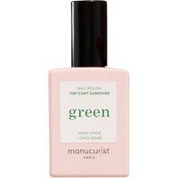 Manucurist - green - Top Coat Sunshine - 15ml - Dla Kobiet. Zielone topy Manucurist, bez wzorów, z lakierowanej skóry, bez kołnierzyka, bez ramiączek. Za 75.00 zł.
