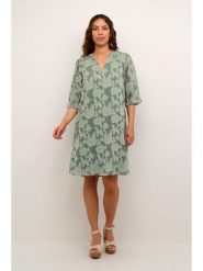Cream Sukienka w kolorze zielonym rozmiar: 42. Zielone sukienki Cream, bez wzorów, bez kołnierzyka, bez ramiączek, midi. Za 159.95 zł.