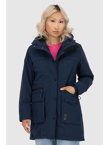 Alife and kickin Parka "CharlottAK" w kolorze granatowym rozmiar: M. Niebieskie parki Alife and Kickin, m, bez kaptura. Za 323.50 zł.
