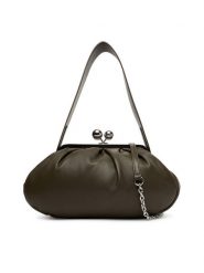Weekend Max Mara Torebka Cubico 2525516194600 Khaki. Brązowe torebki klasyczne Weekend Max Mara, bez wzorów, ze skóry, bez dodatków. Za 1,819.00 zł.
