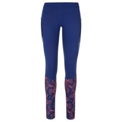 Legginsy damskie Kilpi Runner. Niebieskie legginsy sportowe Kilpi, l, bez wzorów, do biegania. Za 179.35 zł.