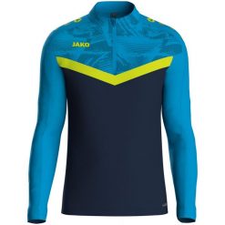Bluza dresowa zapinana na zamek błyskawiczny Jako Iconic. Niebieskie bluzy JAKO, xl, bez wzorów, z dresówki, bez kaptura. Za 325.00 zł.