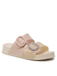 Melissa Klapki Melissa Cozy Slide Ad 33913 Beżowy. Brązowe klapki Melissa, bez wzorów, z tworzywa sztucznego, bez obcasa. Za 269.99 zł.