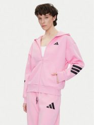 Adidas Bluza Future Icons 3-Stripes JE0175 Różowy Regular Fit. Czerwone bluzy Adidas, xs, bez wzorów, z syntetyku, bez kaptura. Za 219.99 zł.