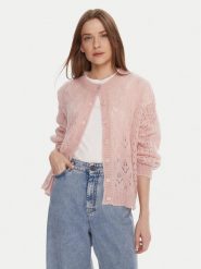 Kontatto Kardigan 3M0912C Różowy Relaxed Fit. Czerwone kardigany Kontatto, m, bez wzorów, z syntetyku. Za 529.99 zł.