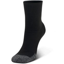 SKARPETY Under Armour HeatGear Crew JR 3P, Dla obu płci. Czarne skarpety Under Armour, bez wzorów, z elastanu. Za 90.00 zł.