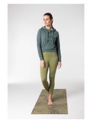 Super.natural Bluza "Liquid Flow" w kolorze zielonym rozmiar: S. Zielone bluzy super.natural, s, bez wzorów, z wełny, z kapturem. Za 252.99 zł.