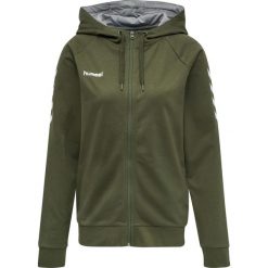 Bluza do piłki ręcznej damska Hummel hmlGO Zip z kapturem. Brązowe bluzy Hummel, na jesień, s, bez wzorów, z kapturem. Za 239.00 zł.