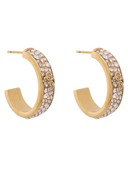 Guess Kolczyki JUBE06 402JW Złoty. Żółte kolczyki Guess, ze stali. Za 349.99 zł.