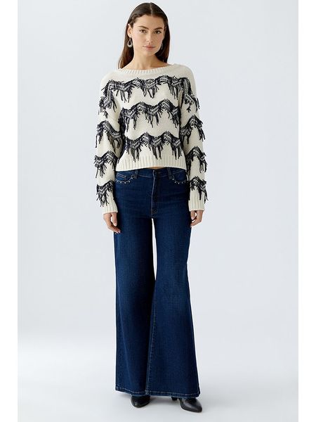 Oui Dżinsy - Comfort fit - w kolorze granatowym rozmiar: 40. Niebieskie jeansy Oui, bez wzorów. Za 217.99 zł.