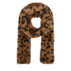 Szalik Guess. Brązowe szaliki Guess, z aplikacjami. Za 344.99 zł.