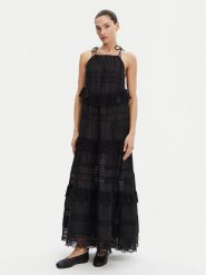 Munthe Sukienka letnia Fuenta 251132225128 Czarny Loose Fit. Czarne sukienki Munthe, na lato, bez wzorów, z wiskozy, bez kołnierzyka, bez ramiączek. Za 1,259.00 zł.
