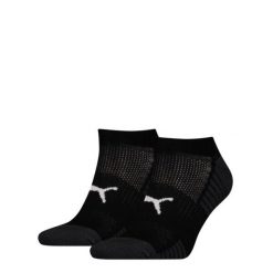 Skarpety Puma Sport Sneaker Amortyzowane, dwupak, czarne. Białe skarpety Puma, bez wzorów, z elastanu. Za 86.99 zł.