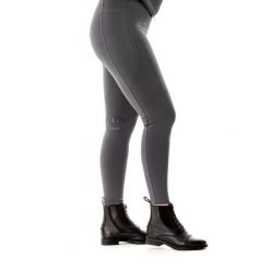Legginsy jeździeckie zimowe, ocieplane Equus Brand. Brązowe legginsy EQUUS CARE, m, bez wzorów, z materiału, z podwyższonym stanem, długie. Za 139.99 zł.