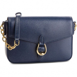 Torebka LAUREN RALPH LAUREN - Flap Xbody 431689092003 Navy. Niebieskie listonoszki Lauren Ralph Lauren, bez wzorów, ze skóry, bez dodatków. W wyprzedaży za 509.00 zł.