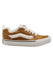 Vans Skórzane sneakersy "Knu Skool" w kolorze jasnobrązowym rozmiar: 42. Brązowe trampki Vans, bez wzorów, bez zapięcia. Za 239.99 zł.