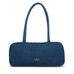 Torebka adidas. Niebieskie torebki klasyczne Adidas, bez wzorów, z denimu, bez dodatków. Za 199.99 zł.