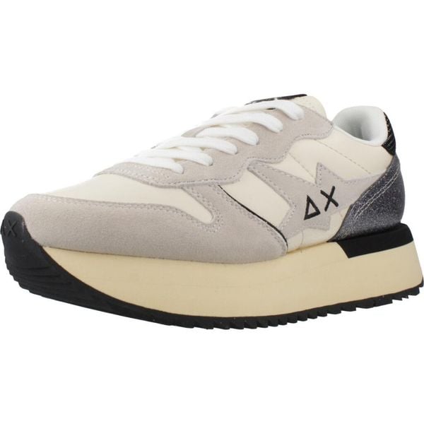 Buty SUN68 BIG STARGIRL BAG SILVER Biały. Białe trekkingi SUN68, ze skóry, trekkingowe. Za 309.99 zł.