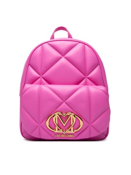 LOVE MOSCHINO Plecak JC4037PP1OLC0604 Różowy. Czerwone plecaki Love Moschino, bez wzorów, ze skóry. Za 949.99 zł.