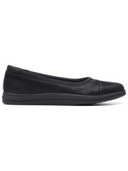Clarks Baleriny w kolorze czarnym rozmiar: 38. Czarne baleriny Clarks, bez wzorów, bez obcasa. Za 123.53 zł.