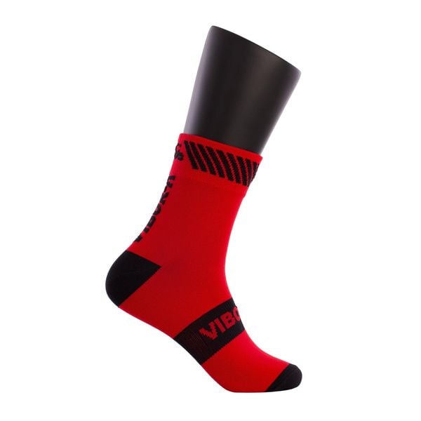 Skarpetki Vibor-a Kait Half Rod Czerwone/Czarne 35-38. Czerwone skarpety VIBORA, bez wzorów, z elastanu. Za 131.99 zł.