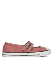 Converse Baleriny Chuck Taylor All Star Dainty Mary Jane A12564C Różowy. Czerwone baleriny Converse, bez wzorów, z materiału, bez obcasa. Za 209.99 zł.