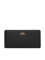 MICHAEL Michael Kors Duży Portfel Damski 32S5G8EF3L Czarny. Czarne portfele MICHAEL Michael Kors, bez wzorów, ze skóry. Za 339.99 zł.