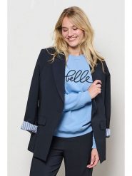&Co Woman Bluza "Sunya" w kolorze błękitnym rozmiar: XXL. Niebieskie bluzy &Co Woman, xxl, bez wzorów, bez kaptura. Za 136.13 zł.