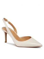 MICHAEL Michael Kors Szpilki Alina Flex Sling Pump 40R4HNMP1L Écru. Sandały MICHAEL Michael Kors, bez wzorów, ze skóry, bez obcasa, na szpilce, bez zapięcia. Za 549.99 zł.