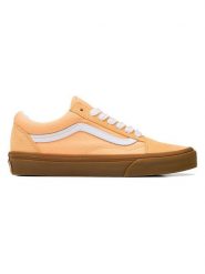 Vans Skórzane sneakersy "Old Skool" w kolorze pomarańczowym rozmiar: 38. Pomarańczowe trampki Vans, bez wzorów, bez zapięcia. Za 179.22 zł.