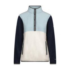 Bluza Polarowa Damska Garzoni AT100. Niebieskie bluzy Trespass, bez wzorów, z polaru, bez kaptura. Za 151.99 zł.