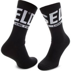 Skarpety Wysokie Unisex DIESEL - Skm Ray 00S6U0 0QATV 900 Black. Czarne skarpety Diesel, bez wzorów, z bawełny. Za 49.00 zł.