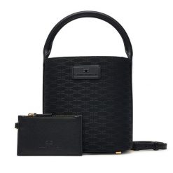 Torebka Elisabetta Franchi. Czarne torebki klasyczne Elisabetta Franchi, bez wzorów, bez dodatków. Za 1,289.00 zł.