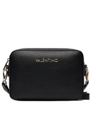 Valentino Torebka Alexia VBS5A809 Czarny. Czarne listonoszki Valentino, bez wzorów, ze skóry, bez dodatków. Za 329.99 zł.