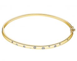 Bransoletka z żółtego złota z brylantami - 0,25 ct - próba 585. Żółte bransoletki Apart, z brylantem, złote. Za 10,990.00 zł.