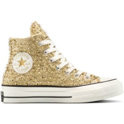 Buty sportowe Converse Chuck 70. Żółte obuwie sportowe Converse, bez zapięcia, na fitness i siłownię. Za 690.00 zł.