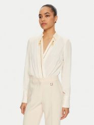 Elisabetta Franchi Body CB-003-46E1 Écru Regular Fit. Body Elisabetta Franchi, bez wzorów, z wiskozy. Za 1,639.00 zł.