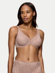 Triumph Biustonosz z fiszbiną Wild Rose Sensation 10205953 Brązowy. Brązowe biustonosze Triumph, bez wzorów, z syntetyku. Za 152.46 zł.