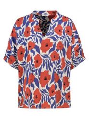 Eight2Nine Bluzka w kolorze czerwono-niebieskim rozmiar: M. Czerwone bluzki Eight2Nine, m, bez wzorów, bez kołnierzyka, bez ramiączek. Za 82.99 zł.