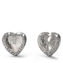 Kolczyki Guess. Szare kolczyki Guess, srebrne. Za 139.99 zł.