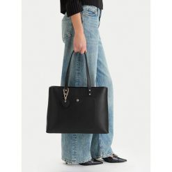 Torebka JENNY. Czarne shopper Jenny, bez wzorów, bez dodatków. Za 159.99 zł.