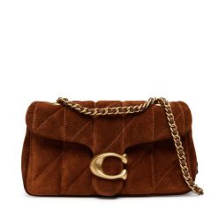 Torebka Coach. Brązowe torebki klasyczne Coach, bez wzorów, bez dodatków. Za 1,589.00 zł.