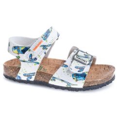 Sandały PABLOSKY 512900P Biały. Białe sandały PABLOSKY, bez wzorów, z syntetyku, sportowe, bez obcasa, bez zapięcia. Za 140.99 zł.