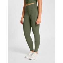 Damskie legginsy z wysokim stanem Hummel Hiit Intensity. Czarne bielizna sportowa Hummel, bez wzorów, z podwyższonym stanem. Za 294.50 zł.