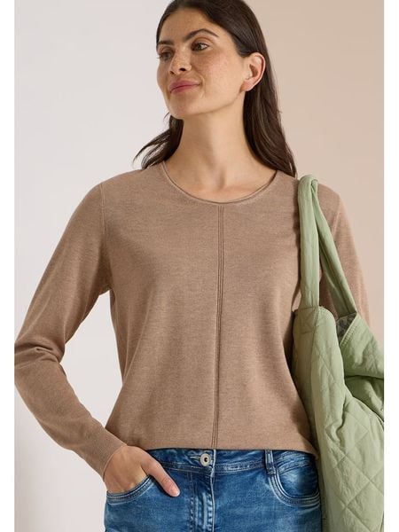 Cecil Sweter w kolorze karmelowym rozmiar: XL. Brązowe swetry Cecil, xl, bez wzorów, bez ramiączek. Za 134.95 zł.