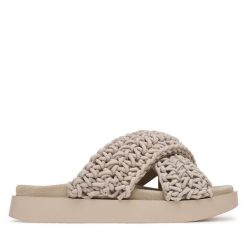 Klapki Inuikii. Szare klapki Inuikii, bez wzorów, bez obcasa. Za 859.99 zł.