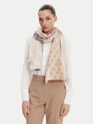Guess Chusta AW5312 VIS03 Beżowy. Brązowe rękawiczki Guess, z aplikacjami, z materiału. Za 289.99 zł.