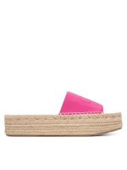 Calvin Klein Espadryle Ebeth HW0HW02894 Różowy. Czerwone espadryle Calvin Klein, bez wzorów, z materiału, bez obcasa, bez zapięcia. Za 409.99 zł.