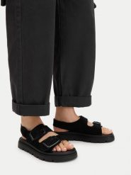 G-Star Raw Sandały CEO-WI16-MARS-01 Czarny. Czarne sandały G-Star, bez wzorów, ze skóry, retro, bez obcasa, na płaskiej podeszwie, bez zapięcia. Za 133.99 zł.